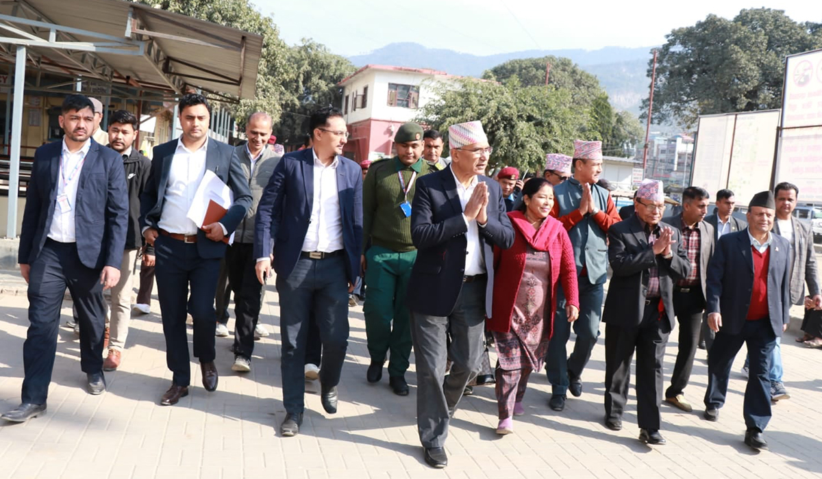 लुम्बिनी प्रादेशिक अस्पताल निर्माणमा ढिलाइ नहोस्ः उपाध्यक्ष पौडेल